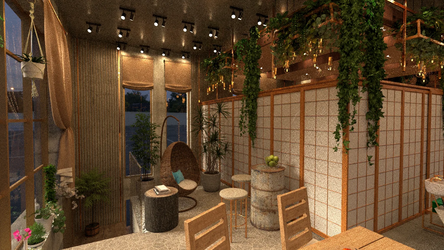 Koreanisches Spa – Innenraumdesign · Ansicht 5