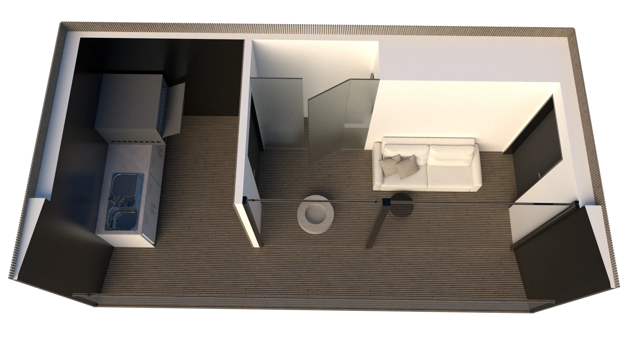 Modulare Containerhäuser – Vorentwürfe