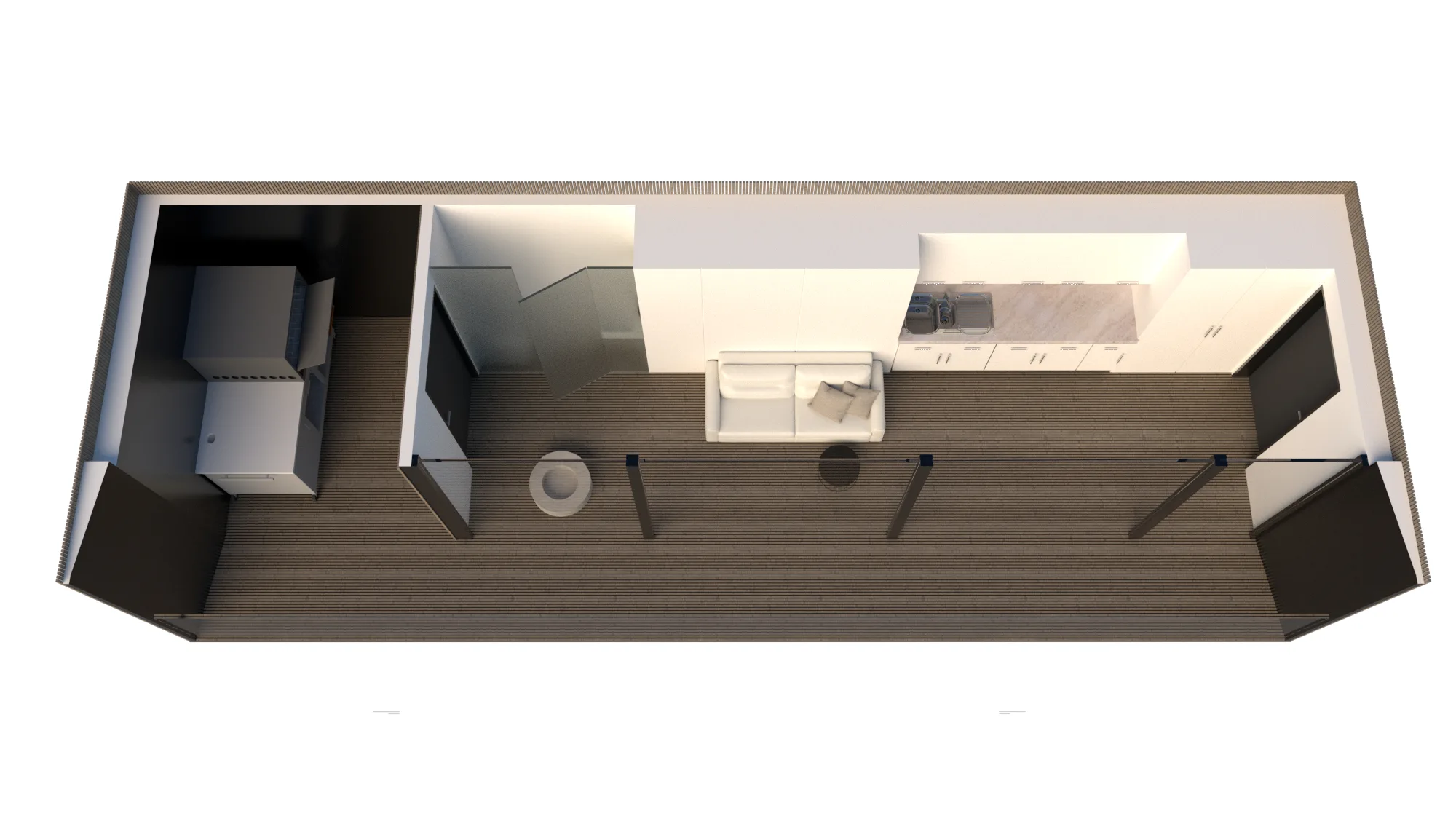 Modulare Containerhäuser – Vorentwürfe