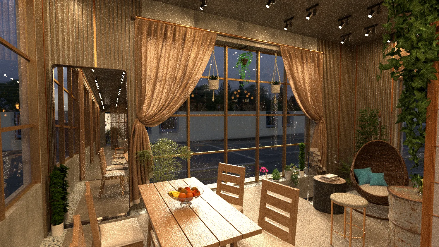 Koreanisches Spa – Innenraumdesign · Ansicht 6