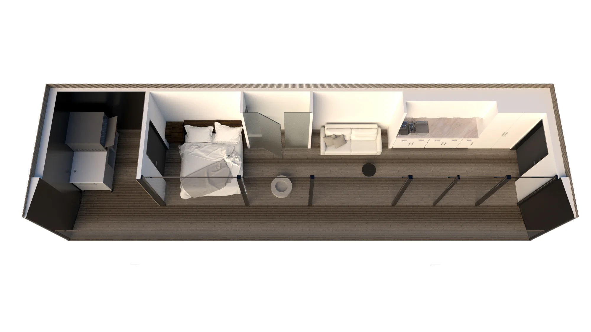 Modulare Containerhäuser – Vorentwürfe