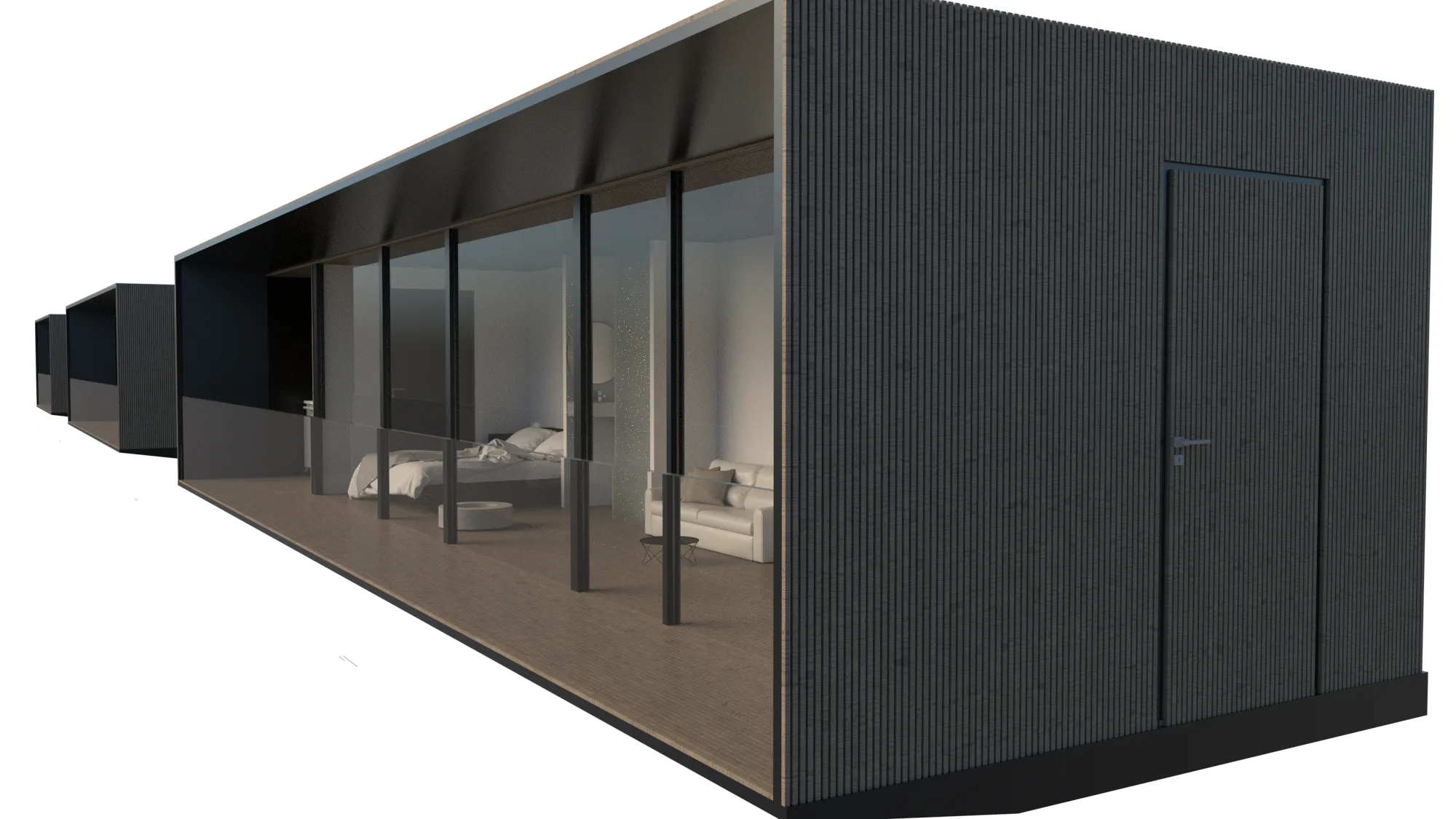 Modulare Containerhäuser – Vorentwürfe