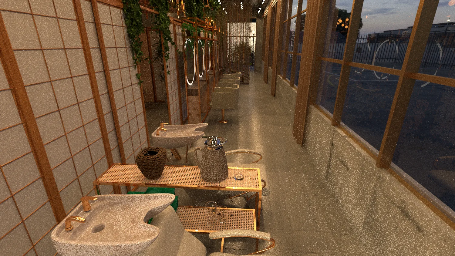 Koreanisches Spa – Innenraumdesign