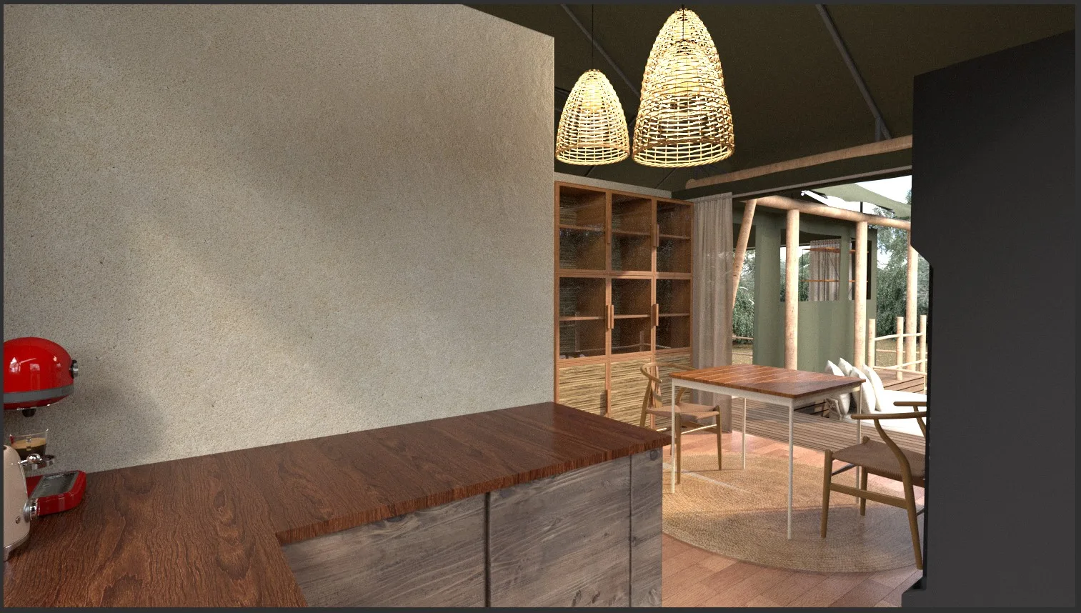 Safari-Zelt-Interieur – Barefoot Luxury Lodge