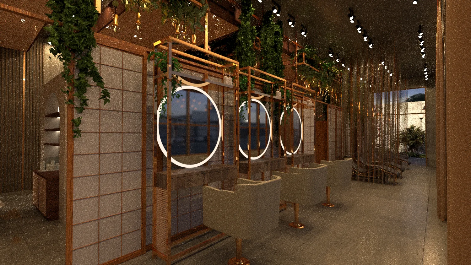 Koreanisches Spa – Innenraumdesign