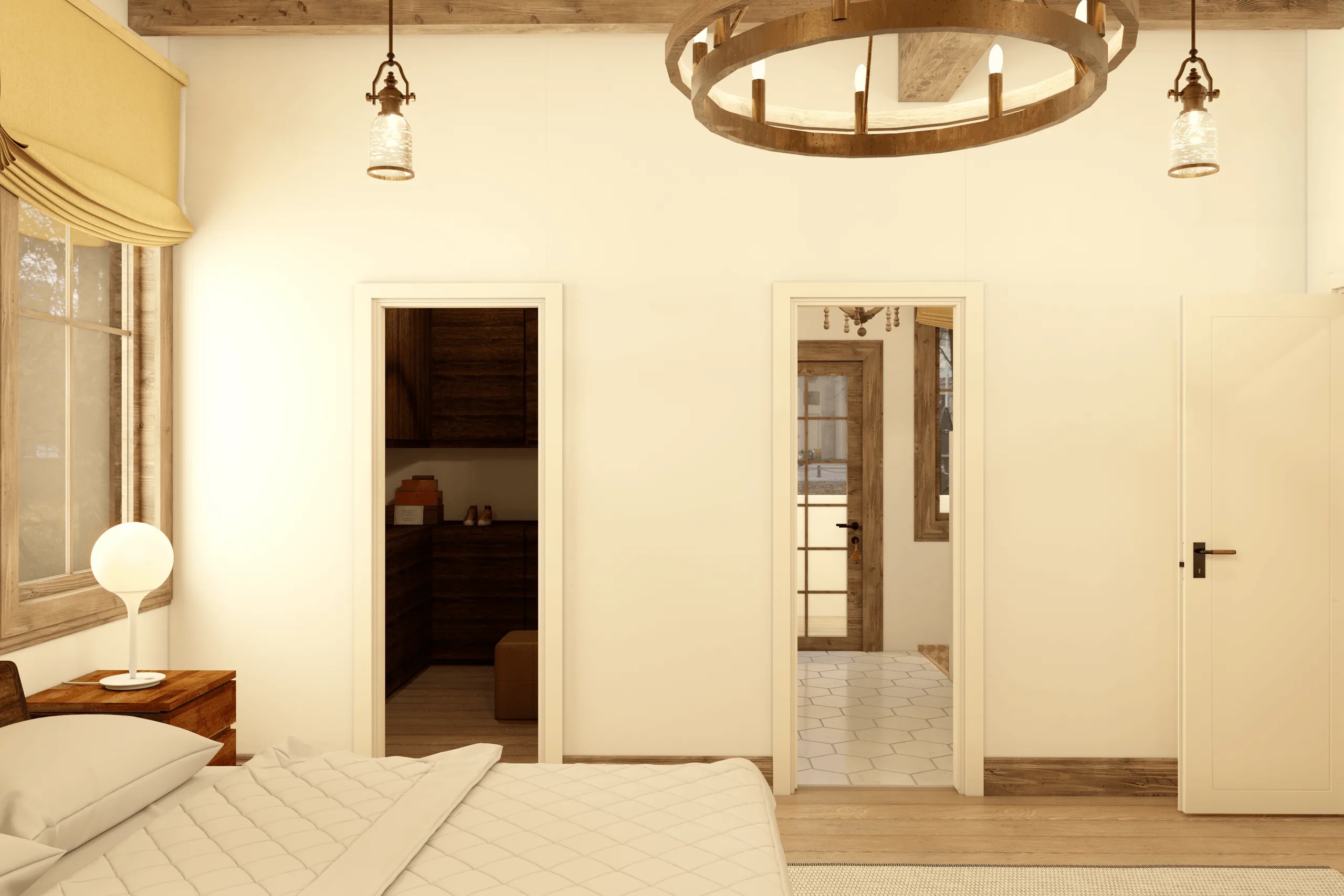 Klassisches Haus im spanisch-kolonialen Stil – Innenraumdesign