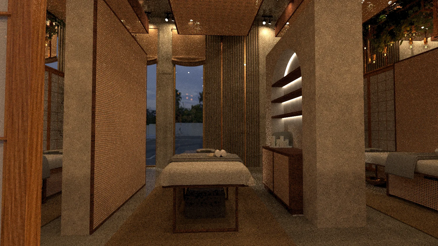 Koreanisches Spa – Innenraumdesign