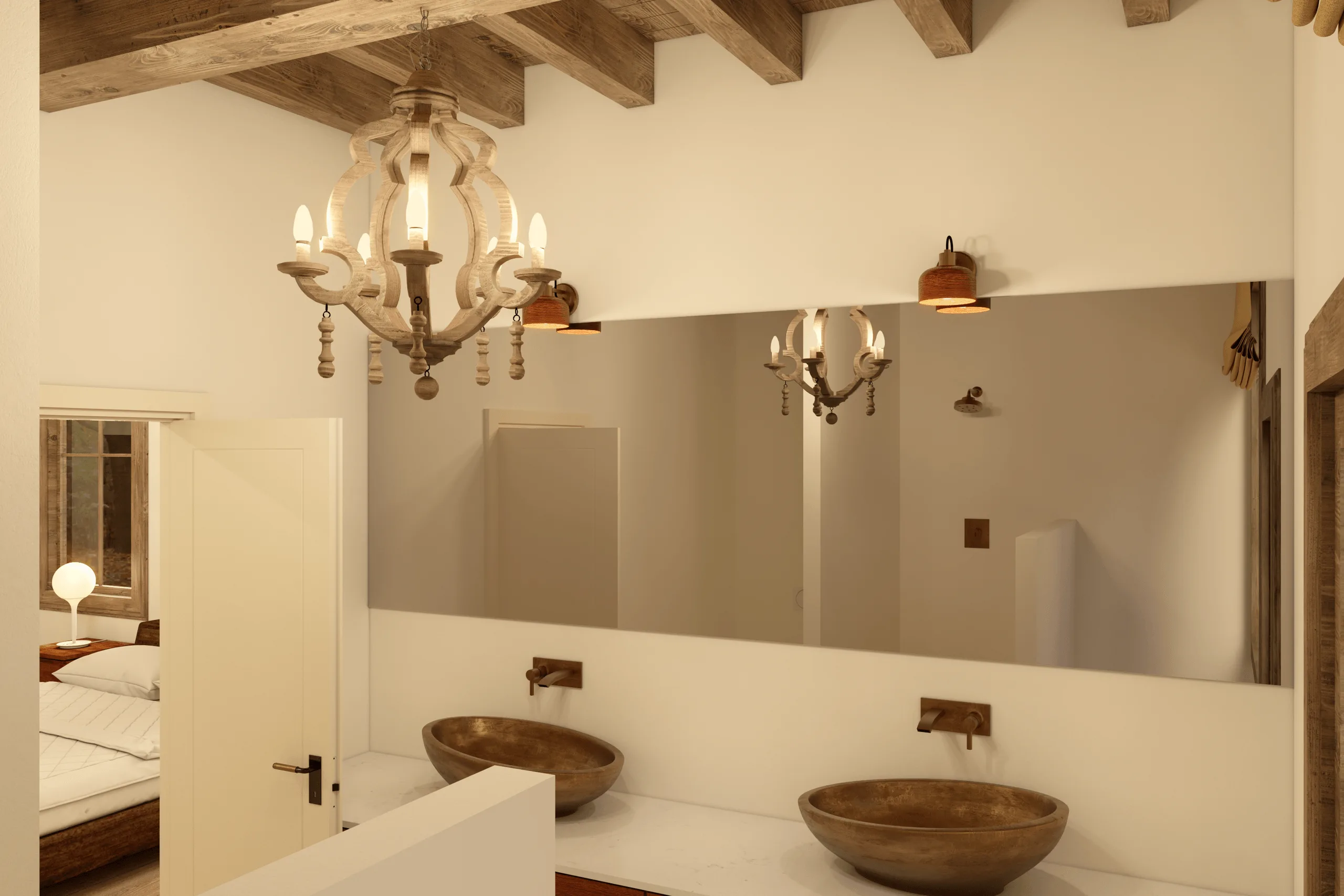 Klassisches Haus im spanisch-kolonialen Stil – Innenraumdesign