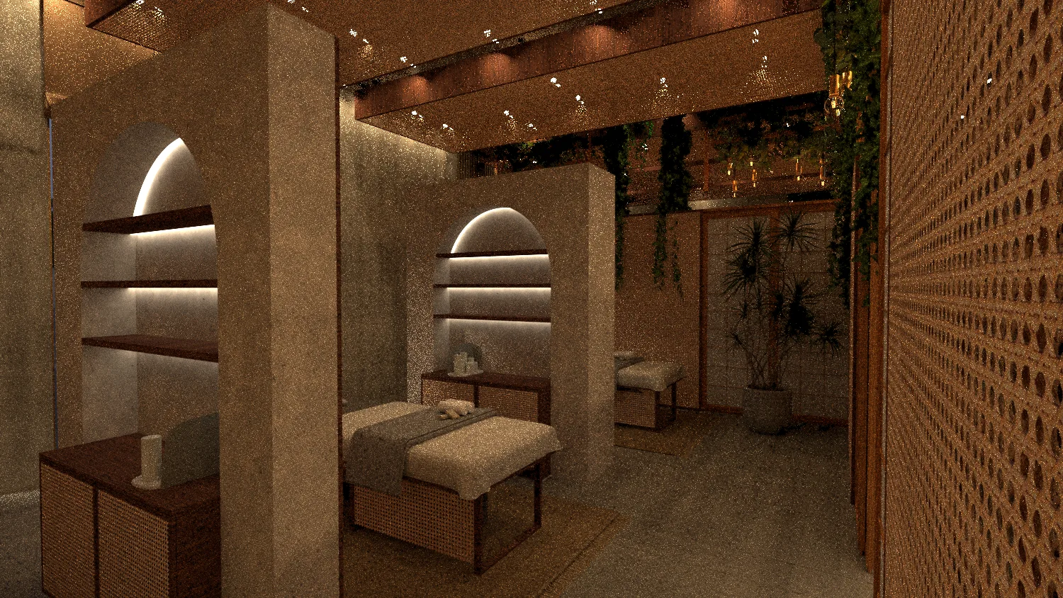 Koreanisches Spa – Innenraumdesign
