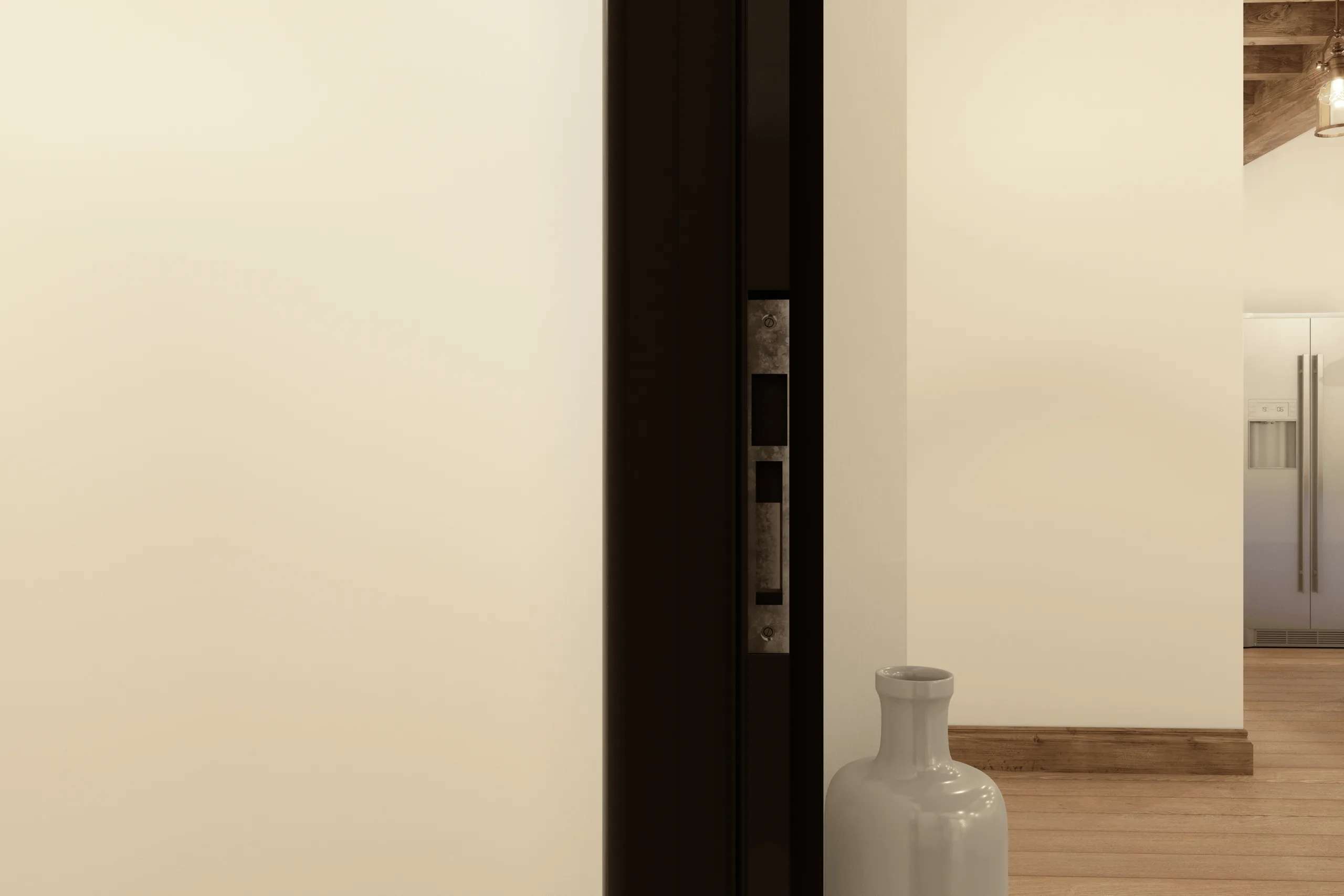 Aluminum Glass Door Visualization · View 2