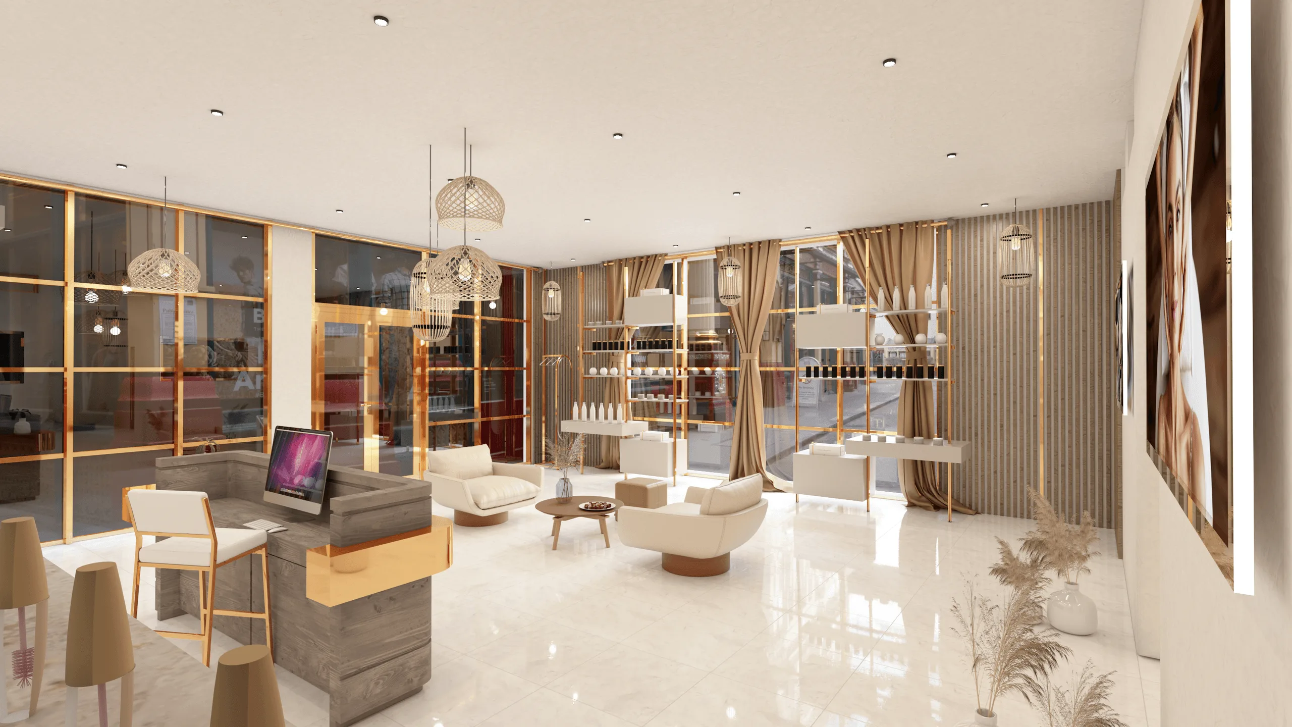 Truffoire Spa & Skincare – Innenraumdesign · Ansicht 1