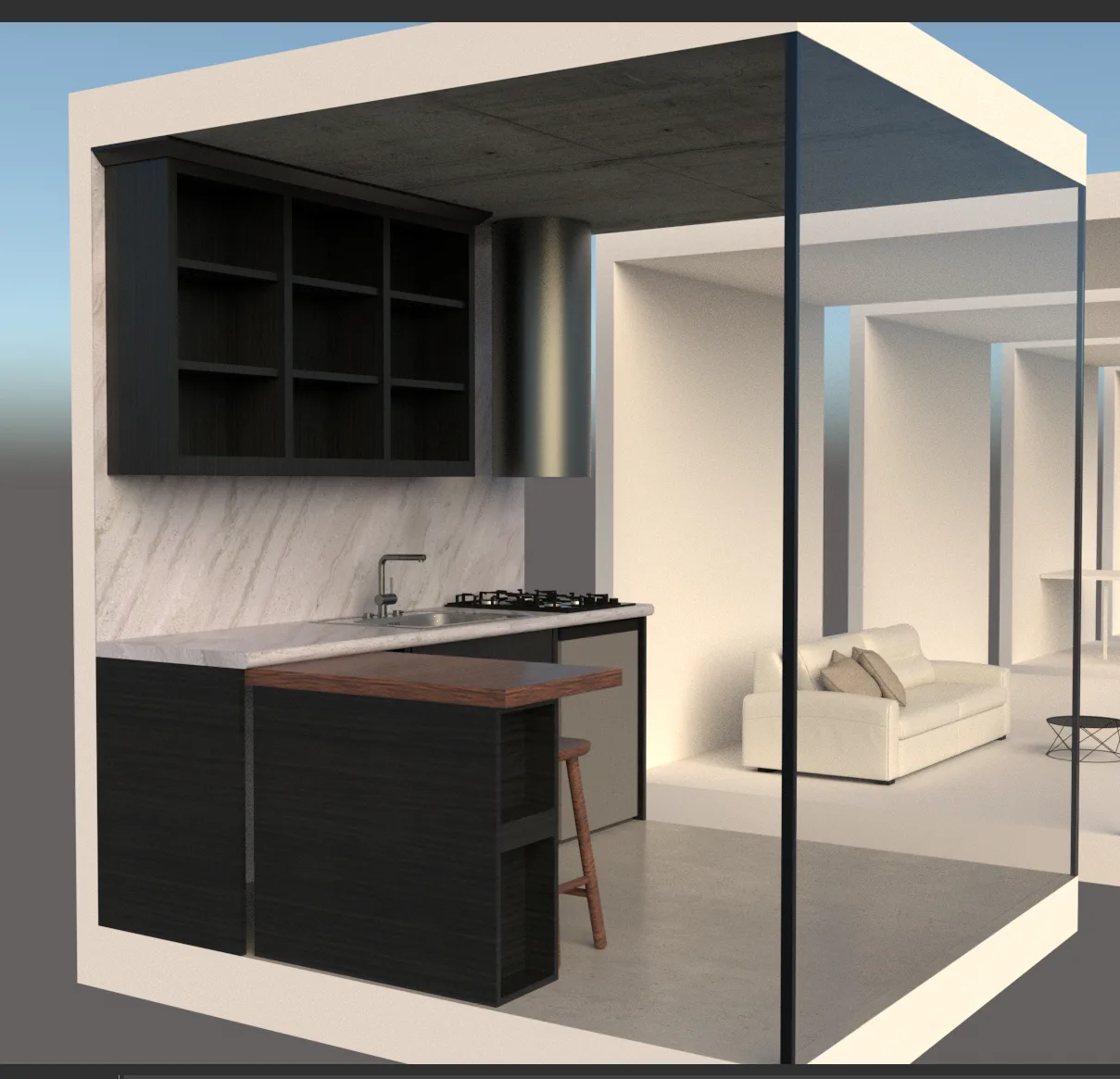 Modulare Containerhäuser – Vorentwürfe