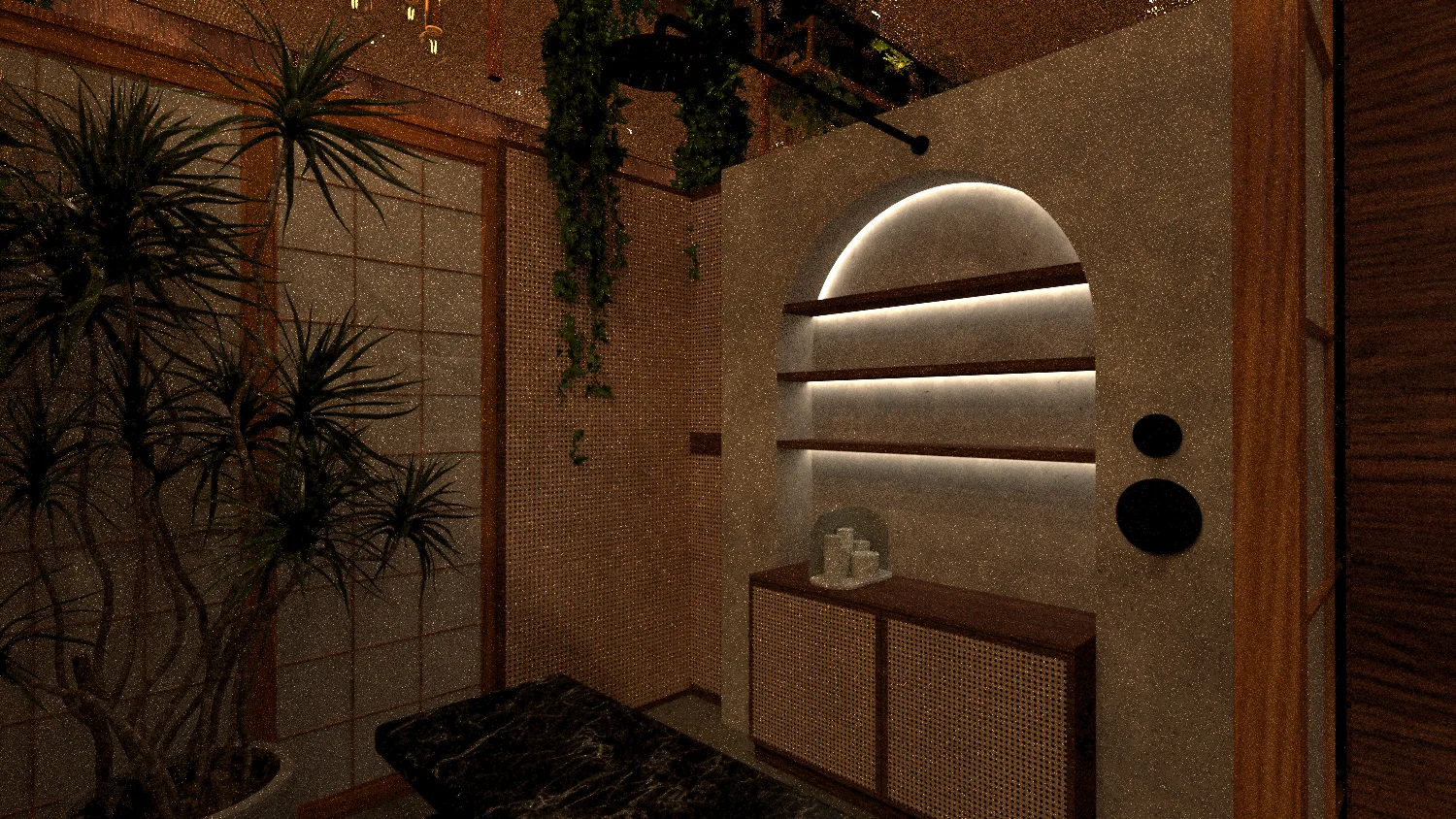 Koreanisches Spa – Innenraumdesign