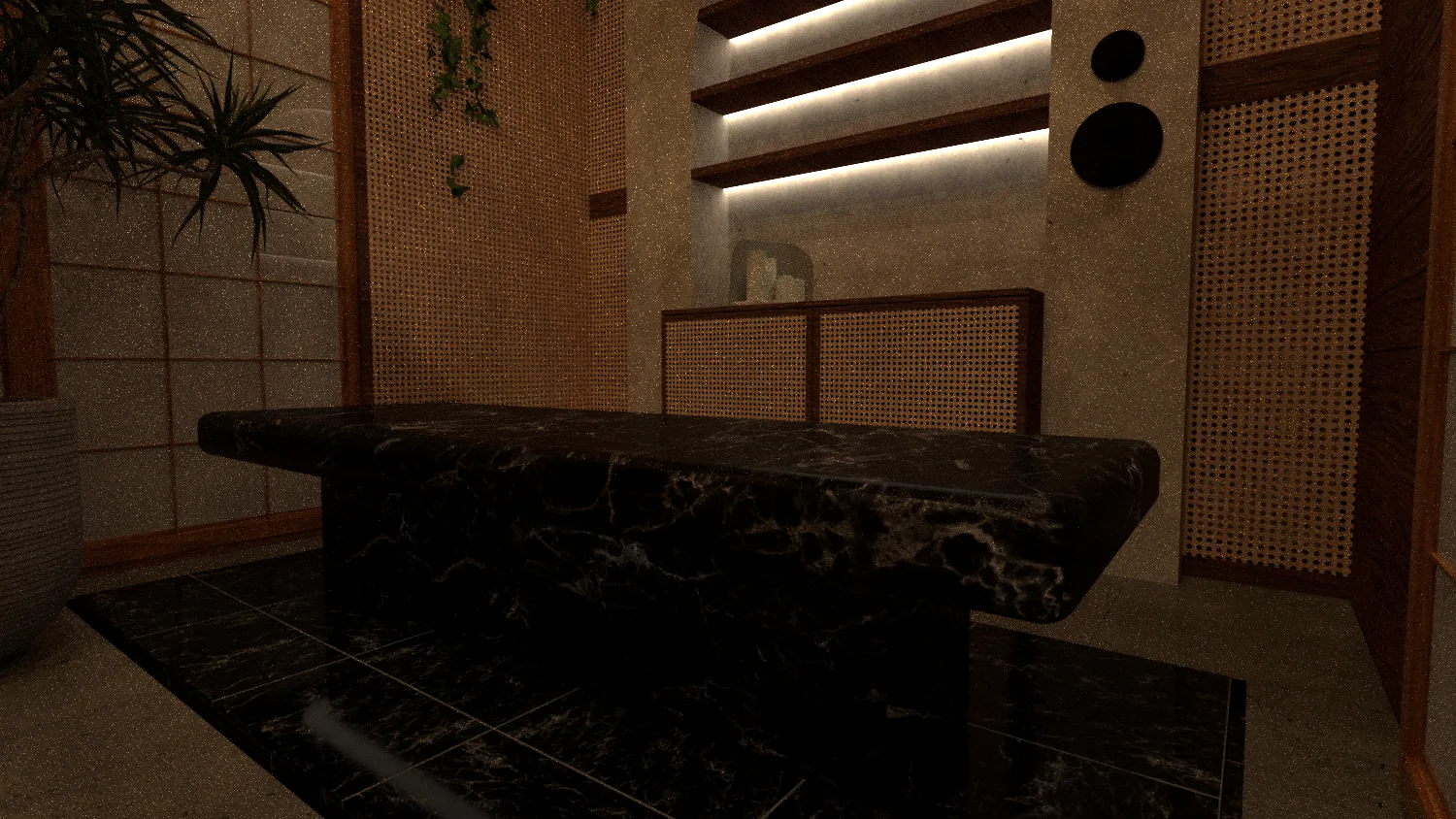 Koreanisches Spa – Innenraumdesign