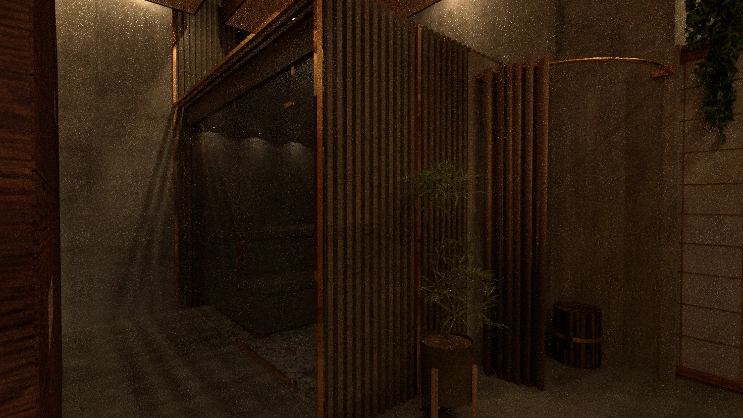 Koreanisches Spa – Innenraumdesign