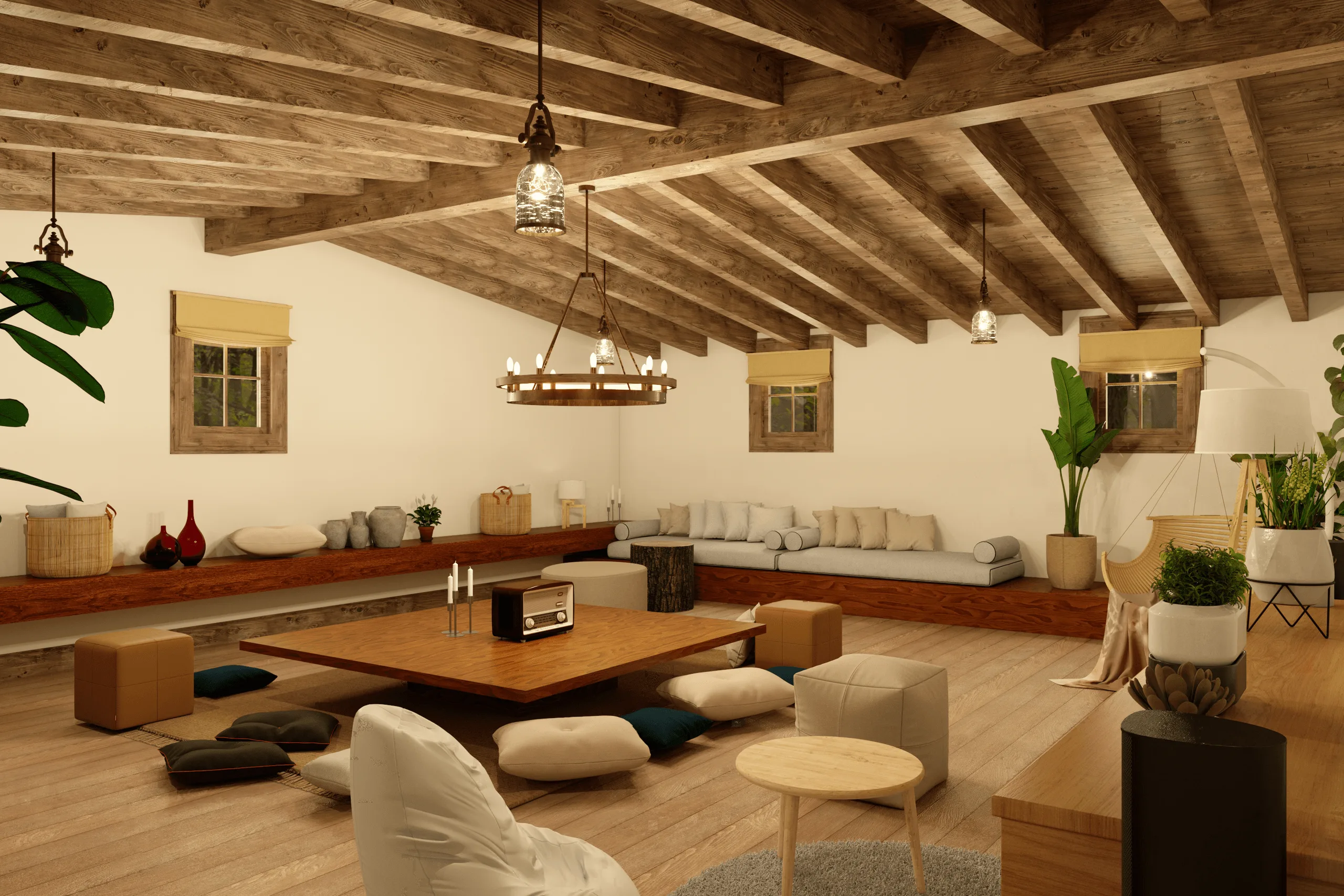 Klassisches Haus im spanisch-kolonialen Stil – Innenraumdesign