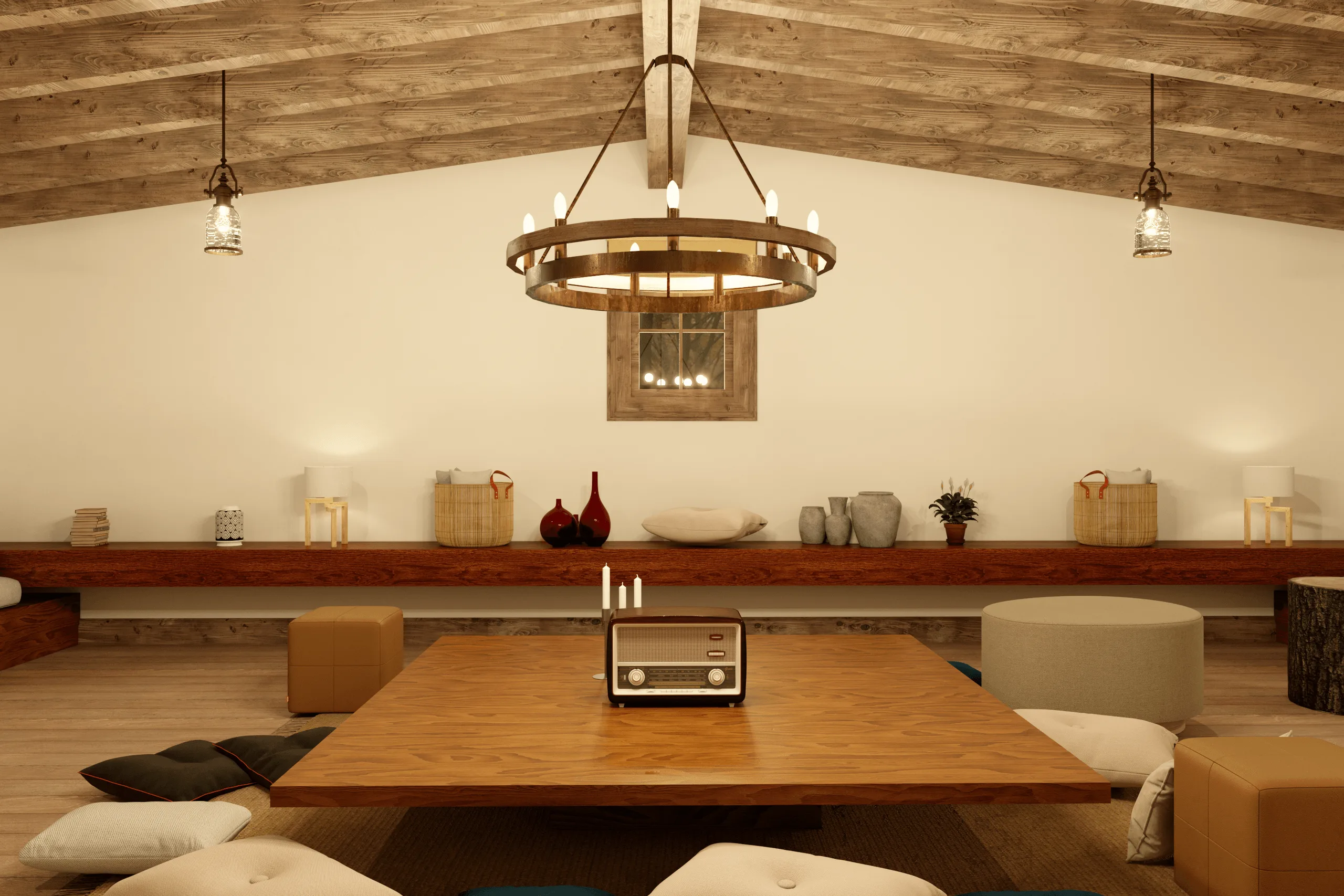 Klassisches Haus im spanisch-kolonialen Stil – Innenraumdesign