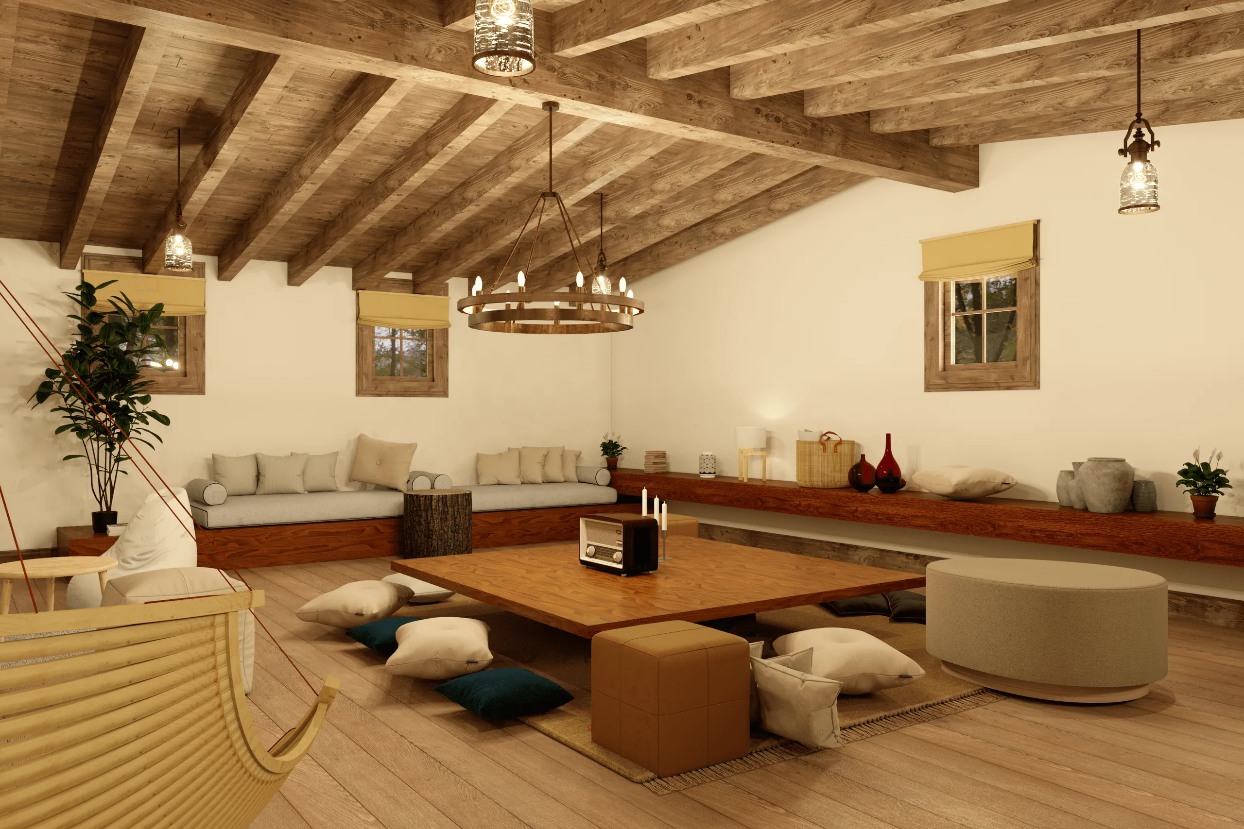 Klassisches Haus im spanisch-kolonialen Stil – Innenraumdesign
