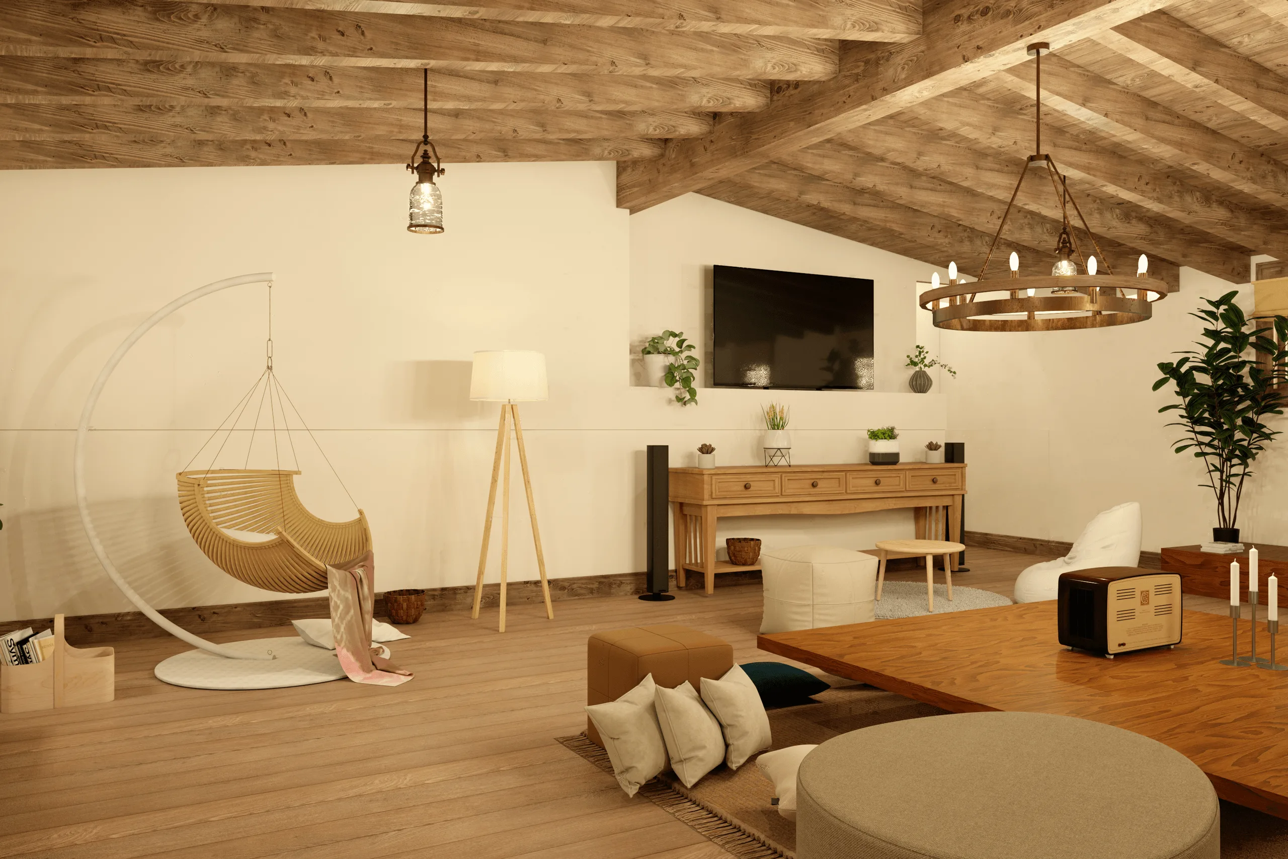 Klassisches Haus im spanisch-kolonialen Stil – Innenraumdesign