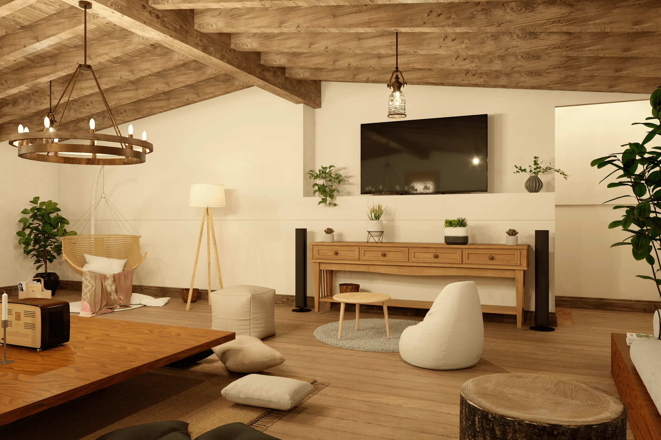 Klassisches Haus im spanisch-kolonialen Stil – Innenraumdesign