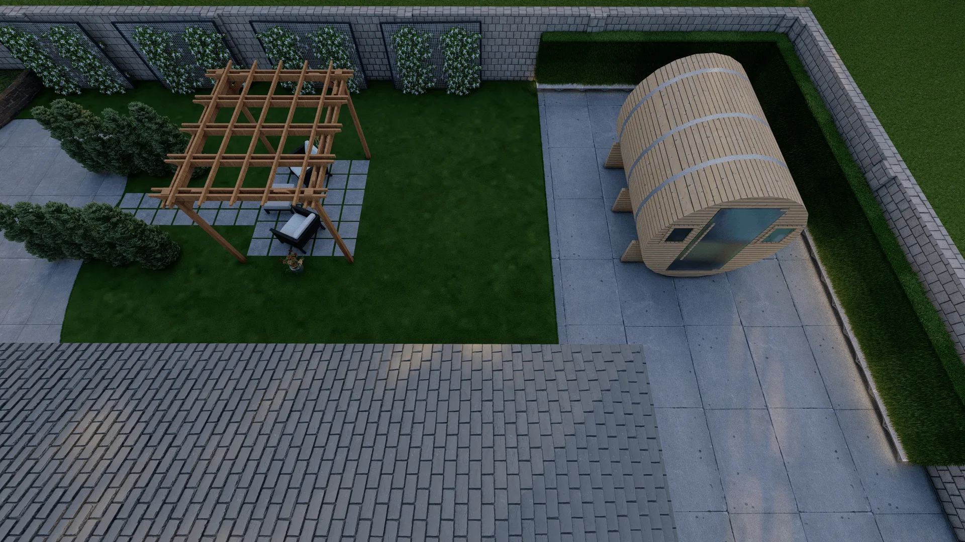 3D-Animation für Immobilien – Villa in Henderson · Ansicht 2