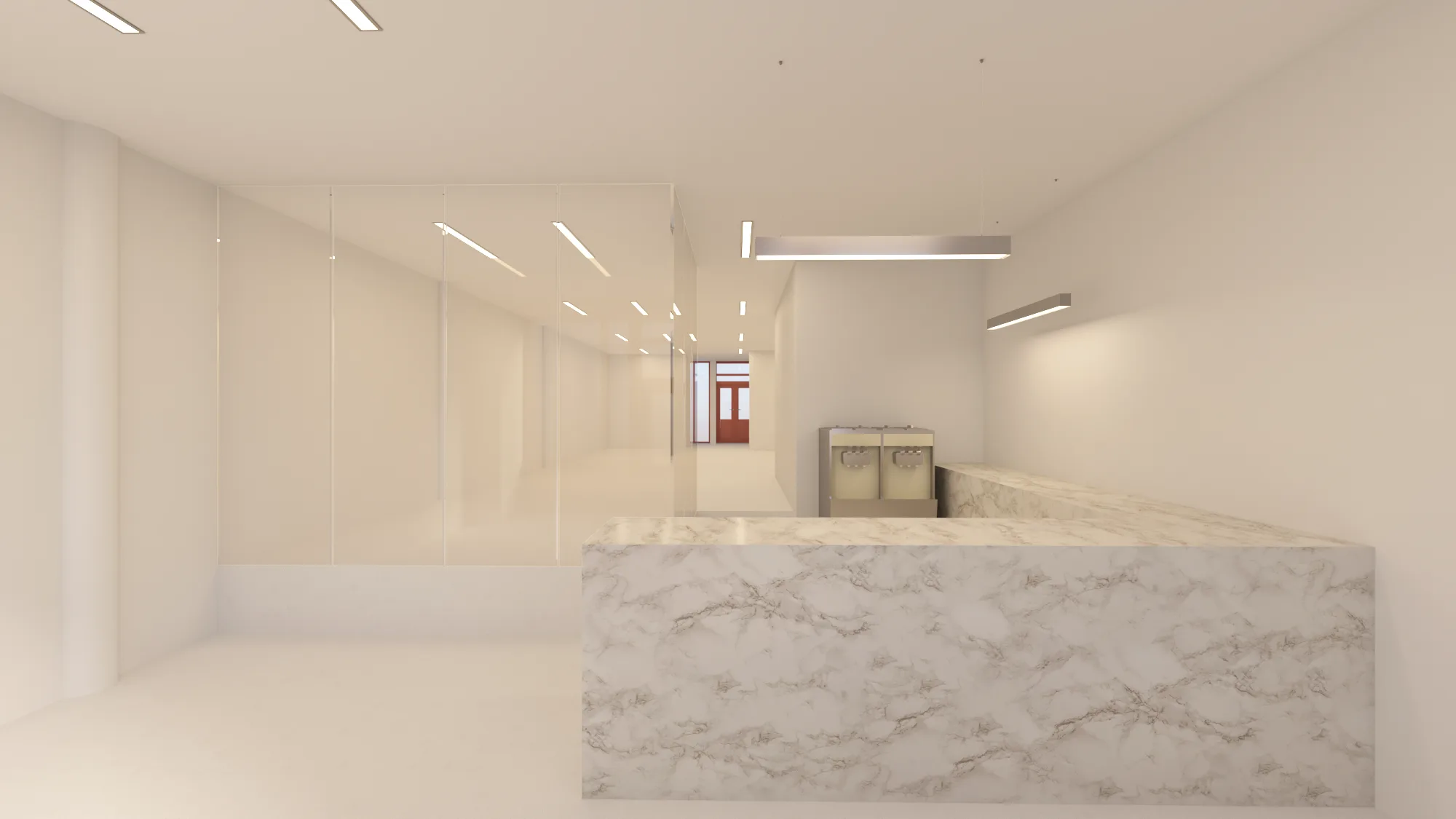 Retail Food Spaces – Architektur- und Innenraumkonzept · Ansicht 1