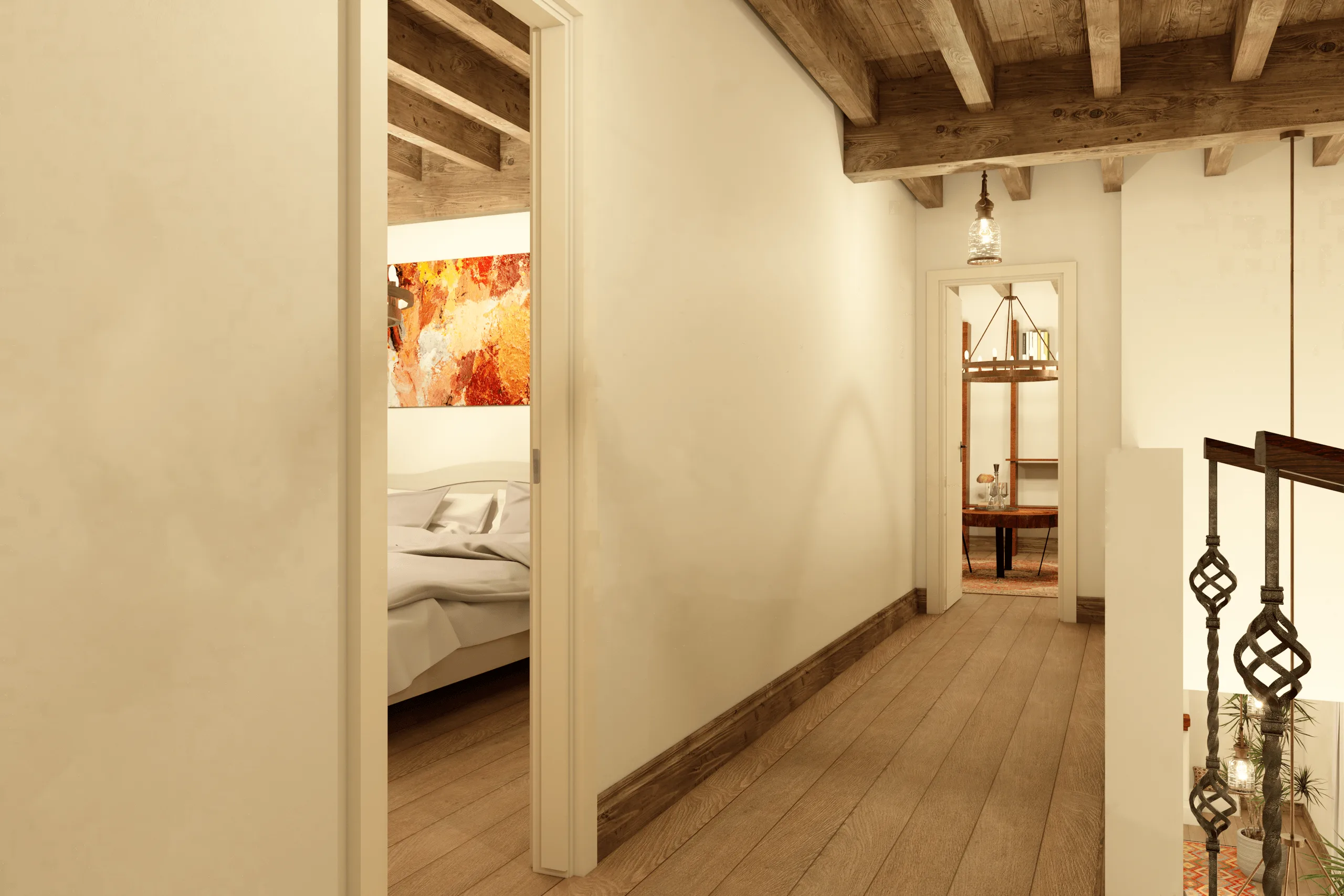 Klassisches Haus im spanisch-kolonialen Stil – Innenraumdesign