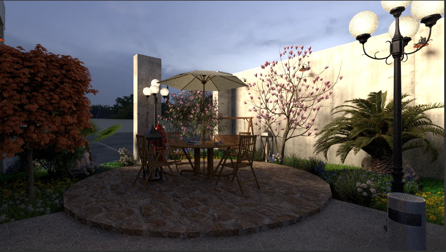 Koreanisches Spa – Innenraumdesign