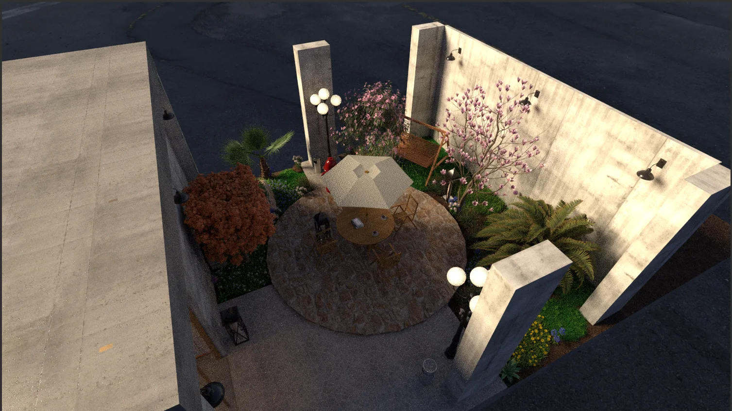 Koreanisches Spa – Innenraumdesign