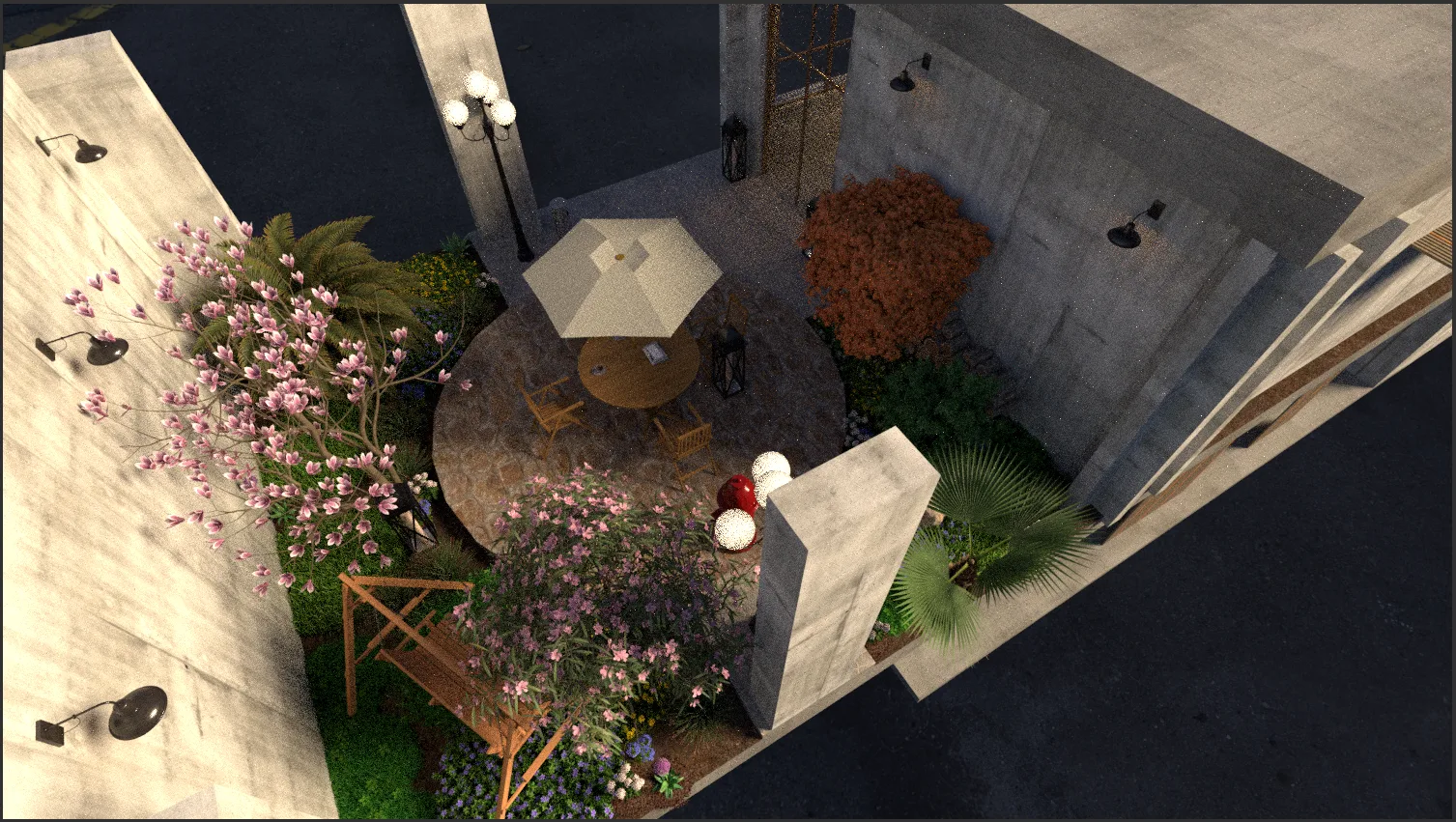 Koreanisches Spa – Innenraumdesign