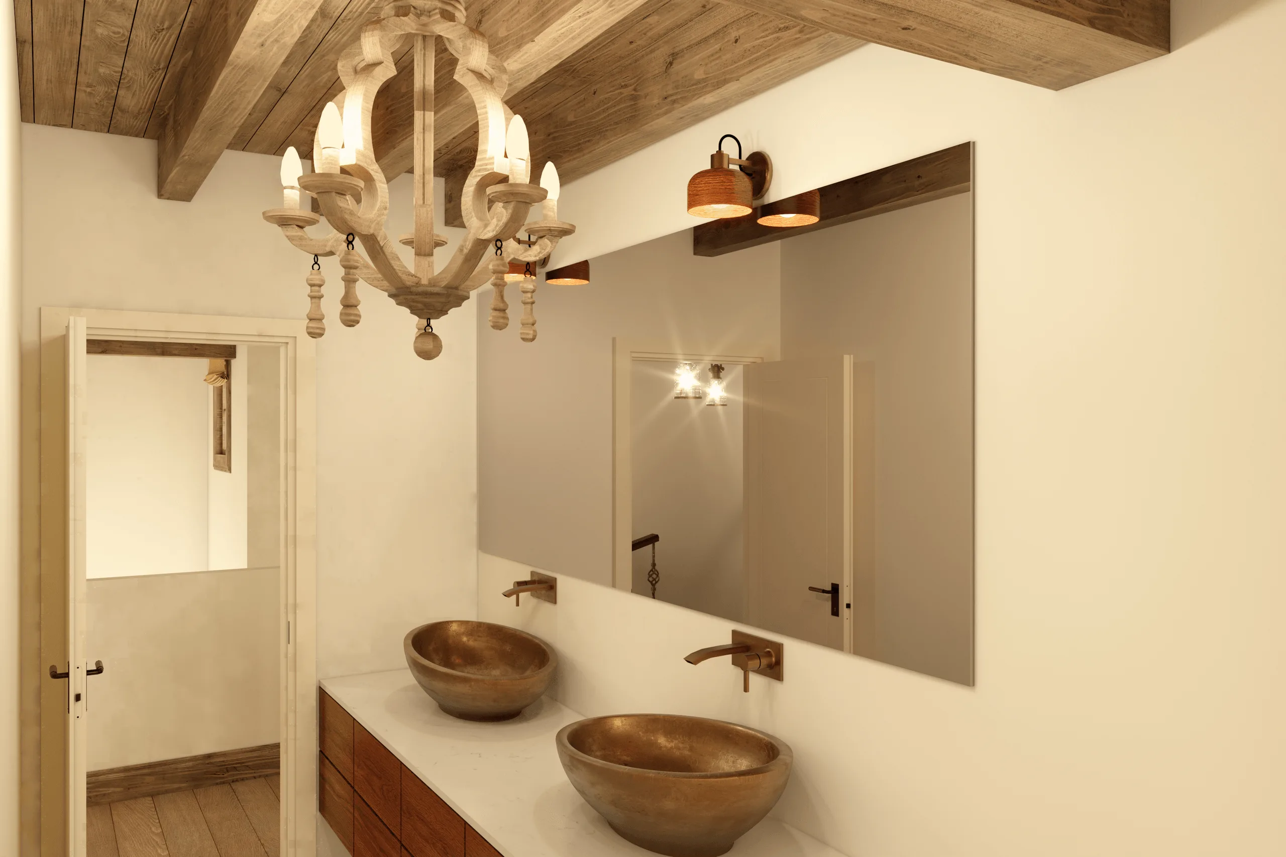 Klassisches Haus im spanisch-kolonialen Stil – Innenraumdesign