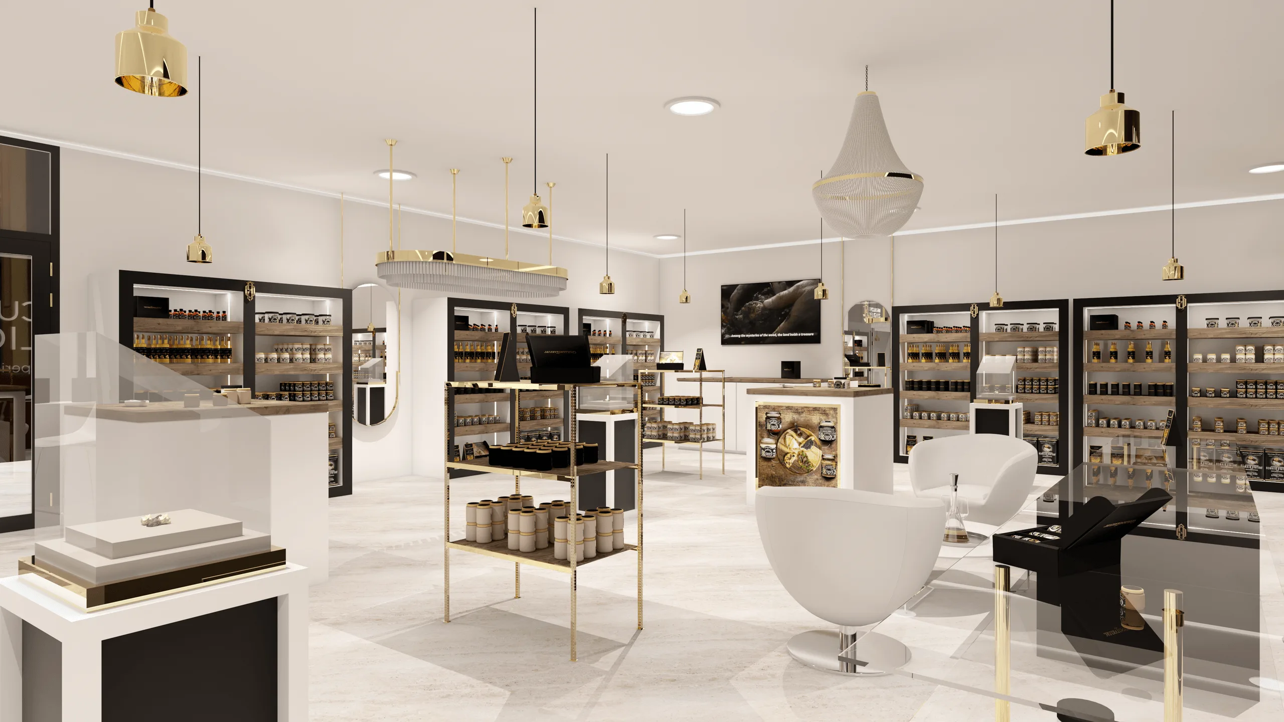Epicurean Delights – Boutique-Store-Design · Ansicht 3