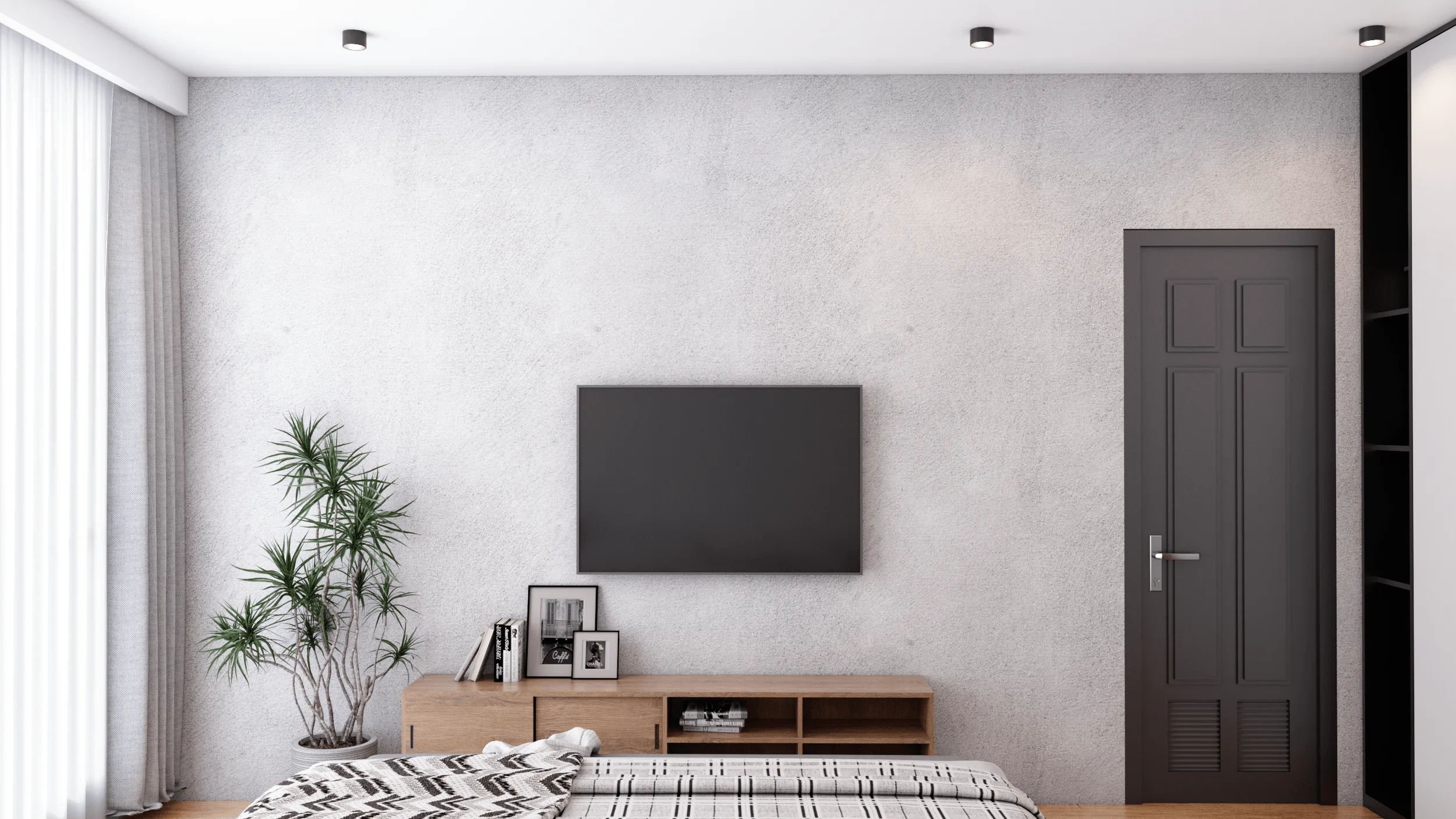 Moderne Apartment-Innenraumvisualisierung · Ansicht 6