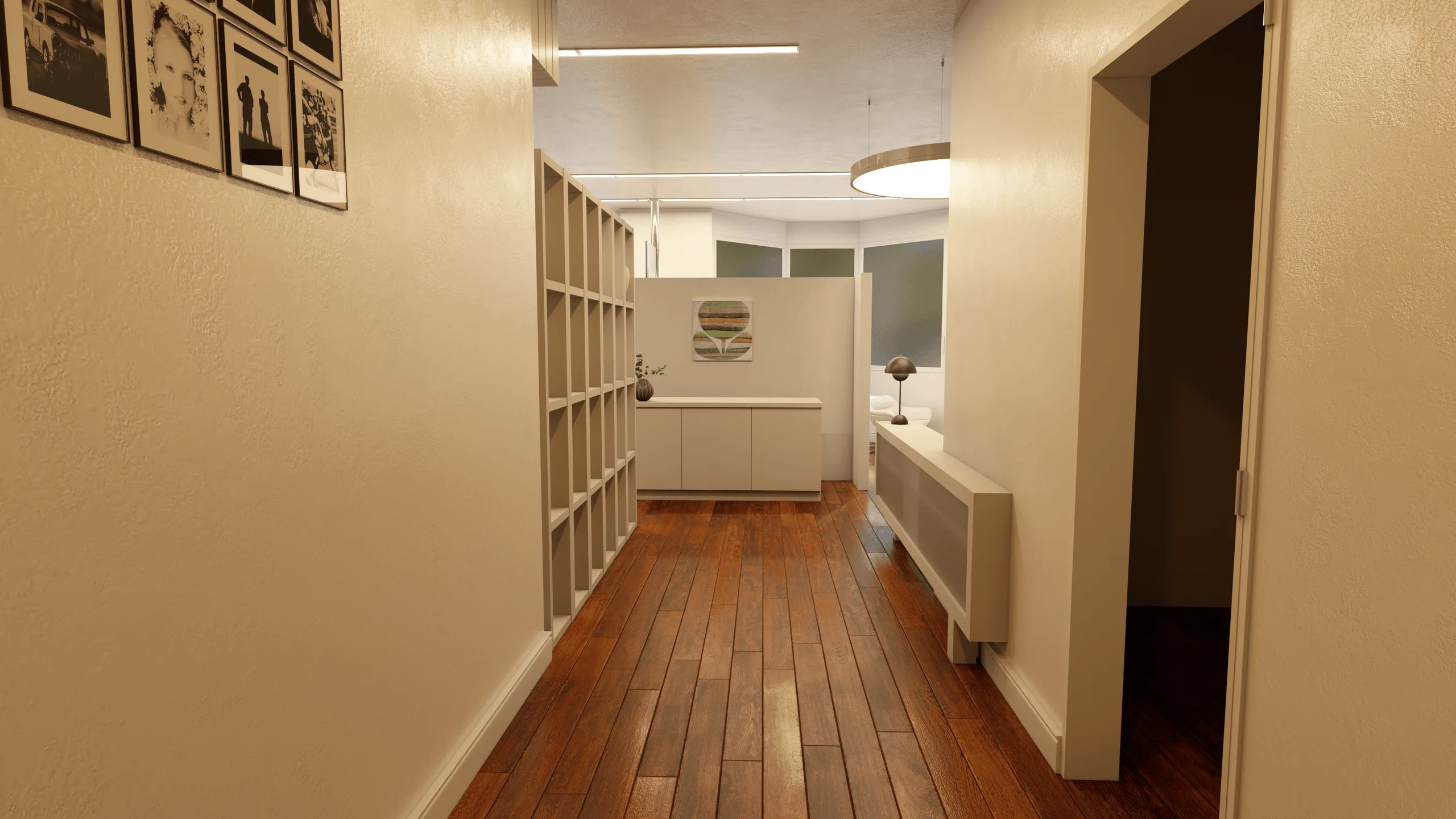 Friseursalon-Innenraumdesign