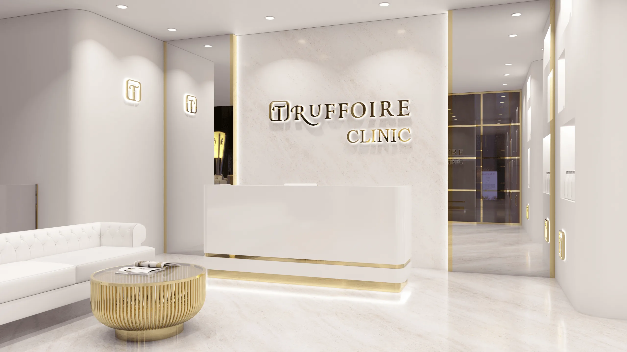 Truffoire Clinic – Innenraumdesign · Ansicht 2