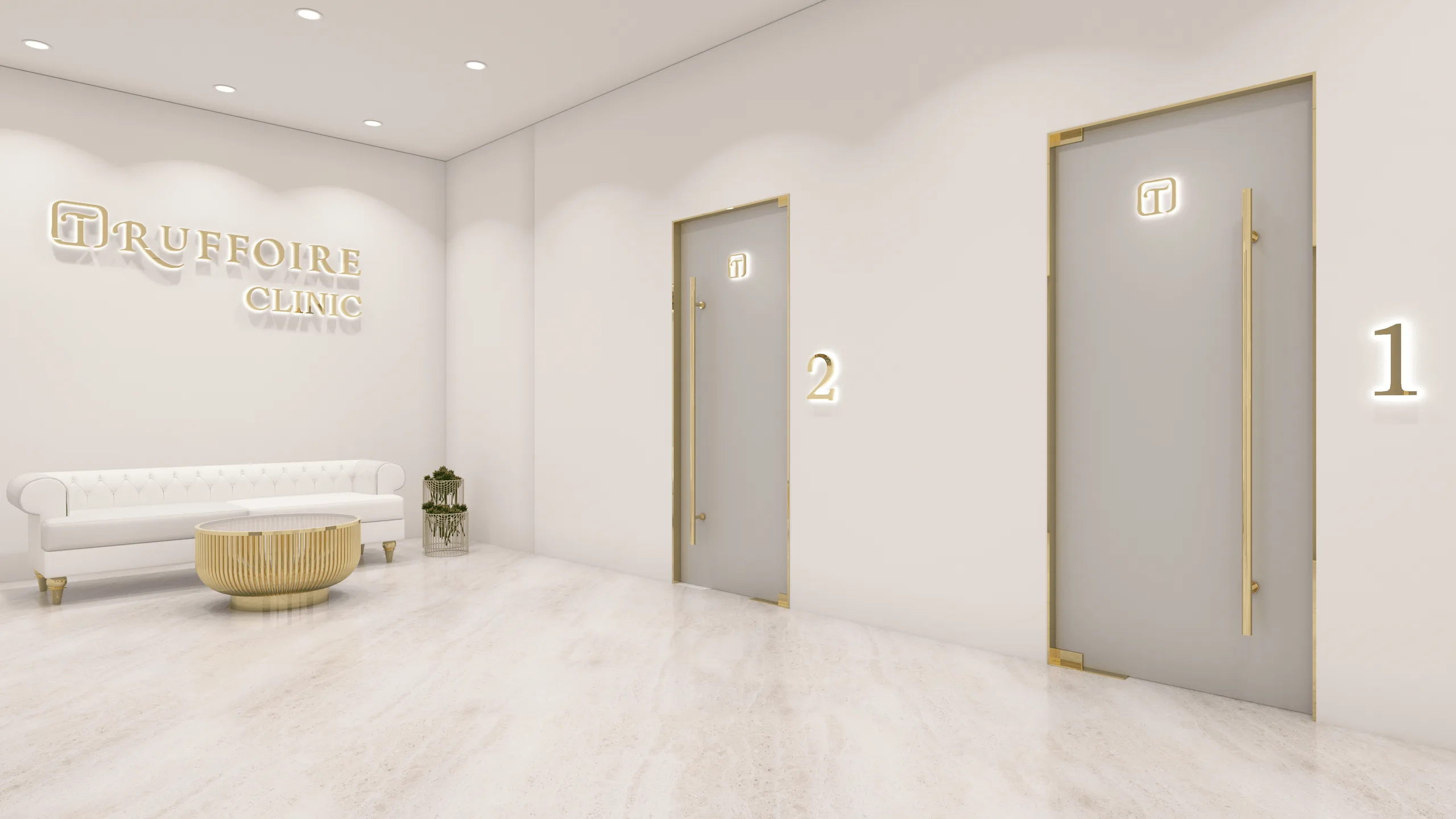 Truffoire Clinic – Innenraumdesign · Ansicht 3