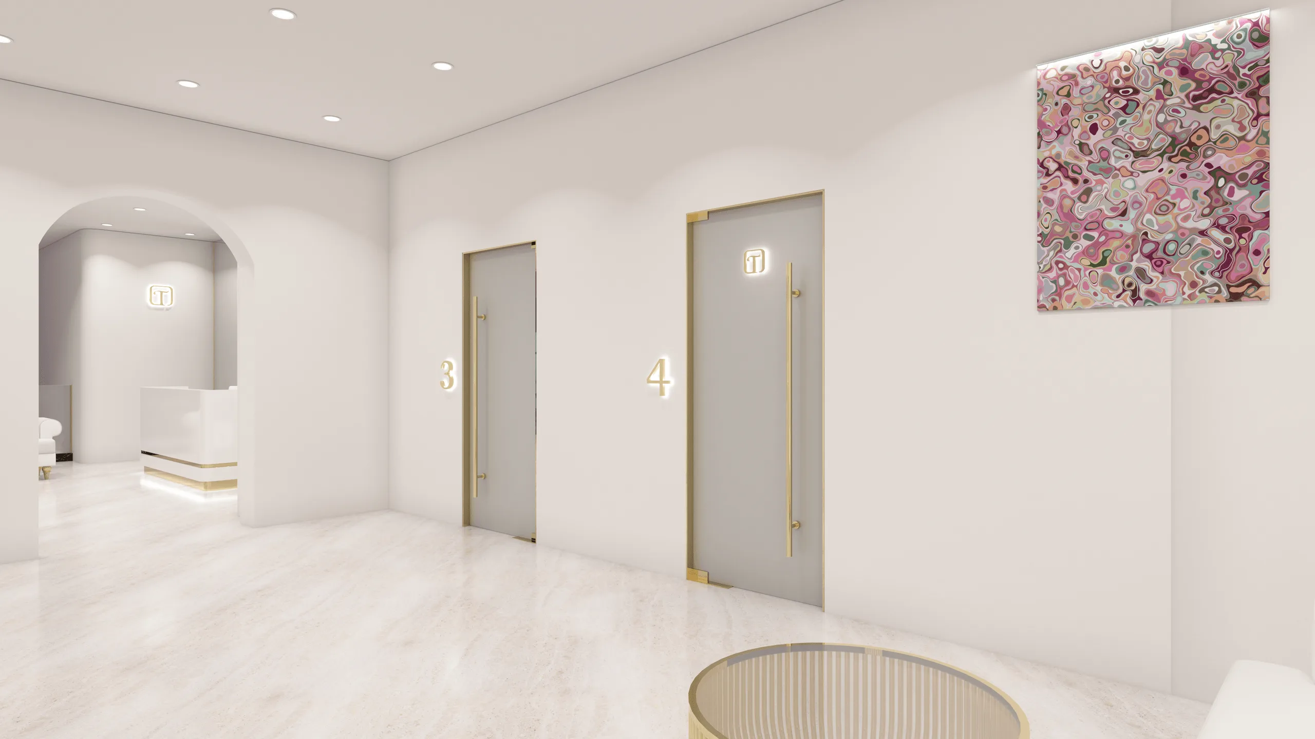 Truffoire Clinic – Innenraumdesign · Ansicht 4