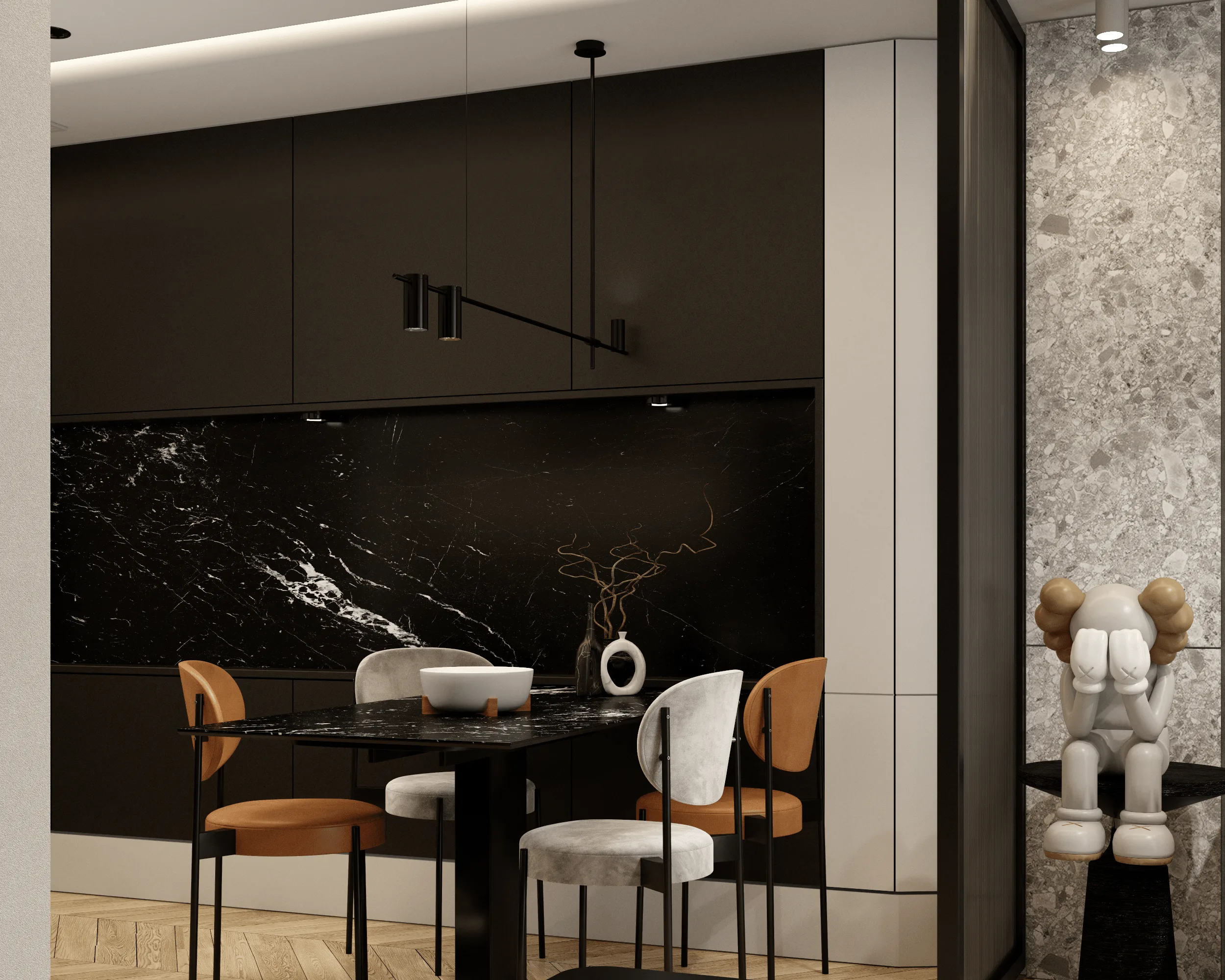 Apartment-Innenraumdesign · Ansicht 5