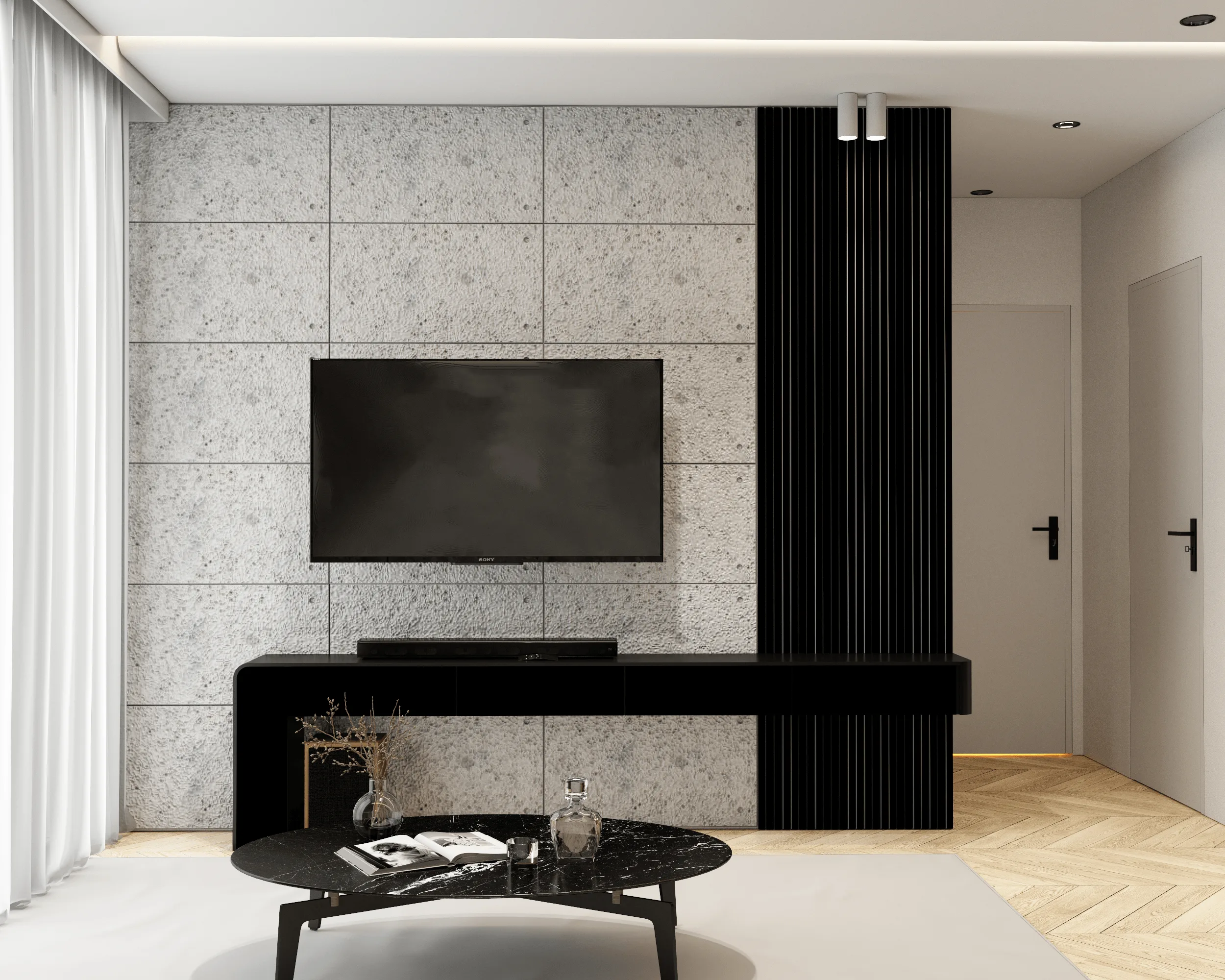 Apartment-Innenraumdesign