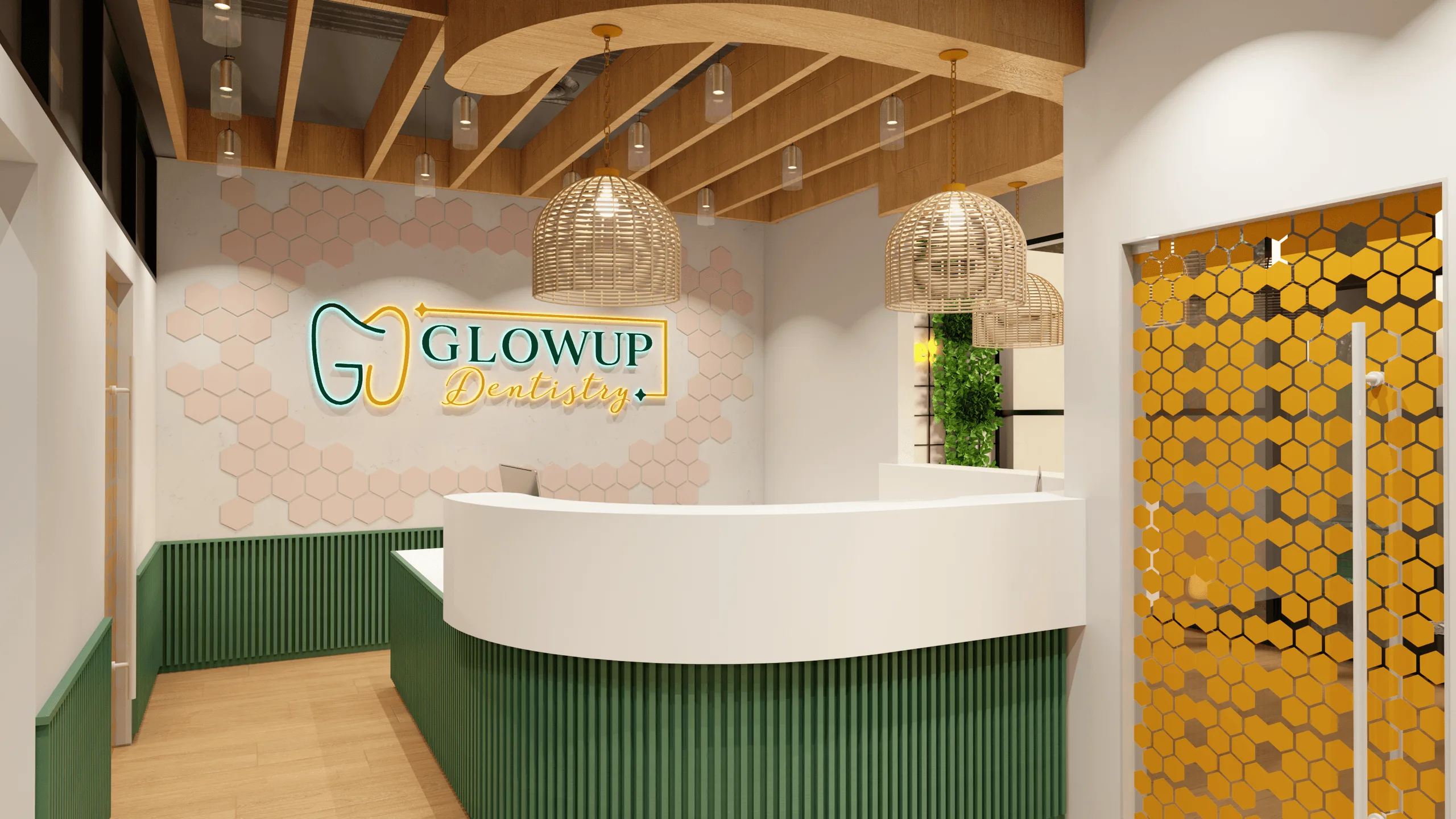GlowUp Dentistry – Innenraumdesign