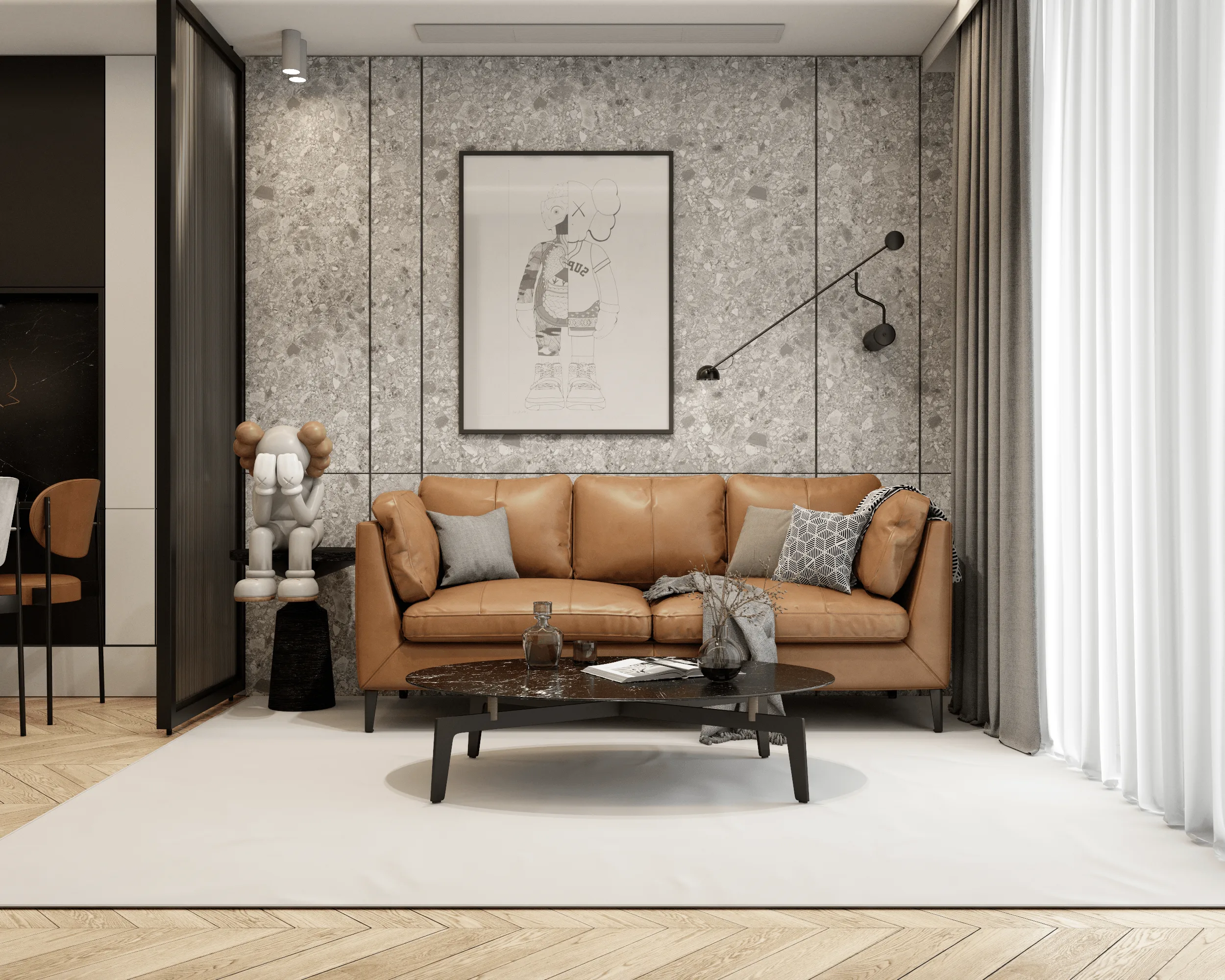 Apartment-Innenraumdesign